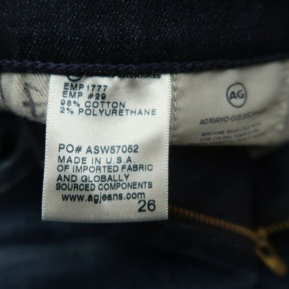 Adriano Goldschmied AG Women's Size 26R High-Rise Farrah Skinny Ankle 29" Inseam - Picture 9 of 16